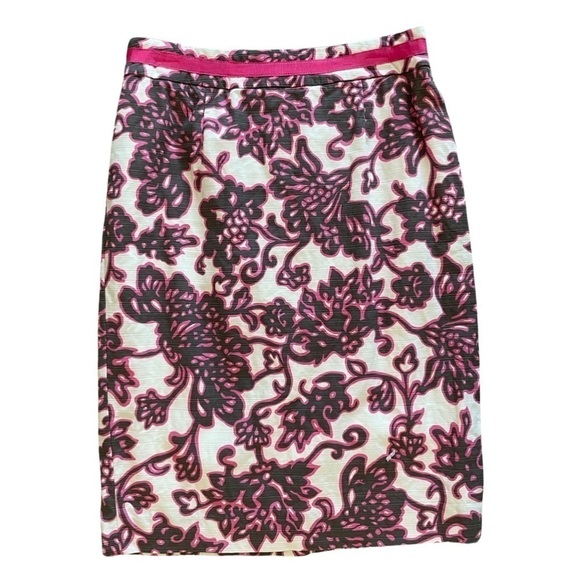 Boden Dresses & Skirts - Boden Samantha Lee Pink Floral Skirt Women’s Size 2P.